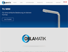 Tablet Screenshot of oblamatik.ch